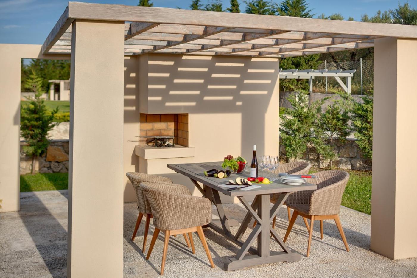 Pohoda Villas Resort Skala Fourkas Bagian luar foto